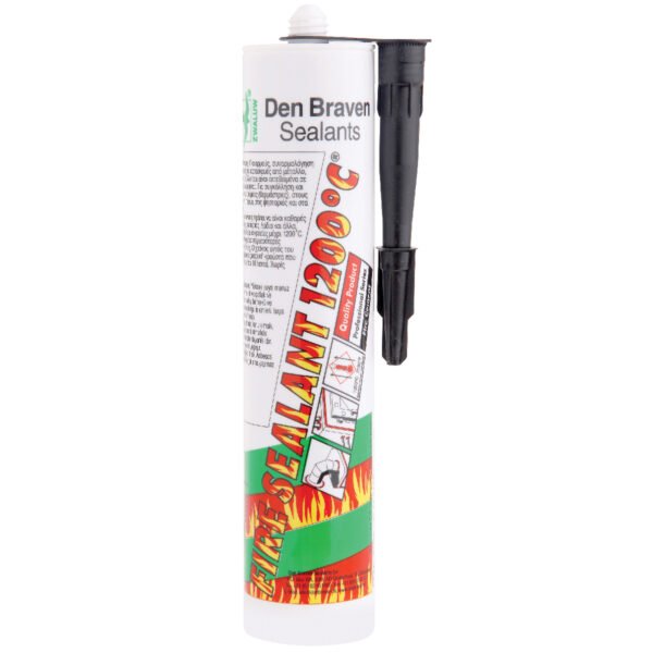 ΣΙΛΙΚΟΝΗ 280ml-1200 (ΦΩΤΙΑΣ) ΜΑΥΡΗ - FIRE SEALANT 1200C
