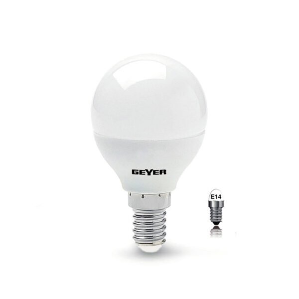 GEYER ΛΑΜΠΑ LED G45 E14 5W ΛΕΥΚΟ 470LM
