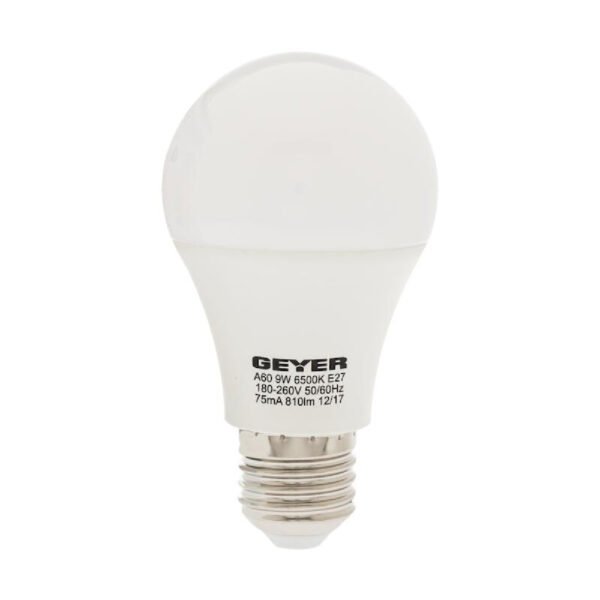 GEYER ΛΑΜΠΑ LED Α60 E27 10W ΨΥΧΡΟ 1055LM LADE2710E