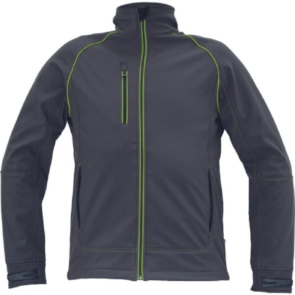 ΜΠΟΥΦΑΝ SOFTSHELL ΕΡΓΑΣΙΑΣ ΑΔΙΑΒΡΟΧΟ GREENDALE ΑΝΘΡΑΚΙ/ΛΑΙΜ 94%poly-6%elast, 320 g/m² M