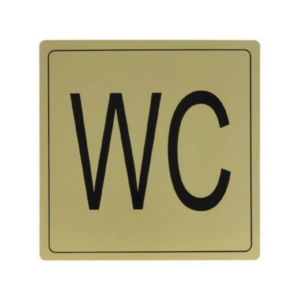 AMIG ΕΝΔΕΙΞΕΙΣ ΘΥΡΩΝ ΑΥΤΟΚΟΛΛΗΤΕΣ ΧΡΥΣΟ "WC" 8279