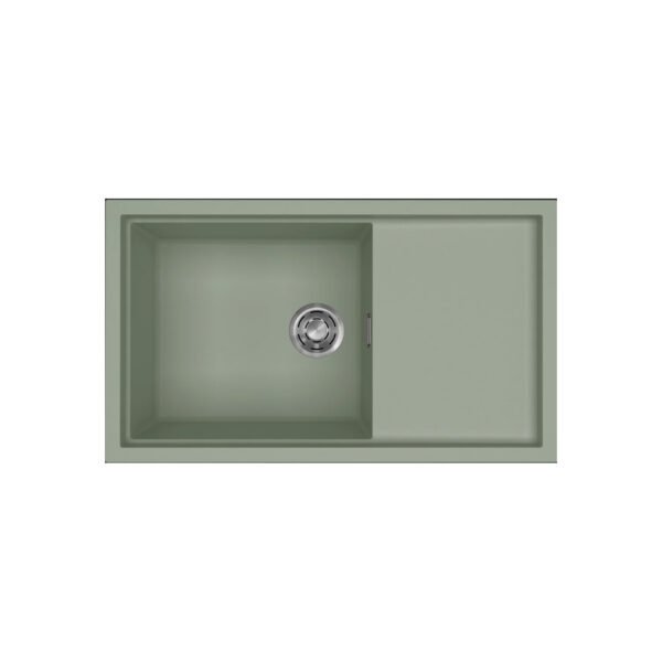 Νεροχύτης κουζίνας SINTESI 410 Sage Green 82 ELLECI 86x50cm