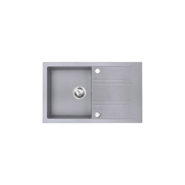 Νεροχύτης κουζίνας γκρι DRGM48/78GA FERRO 78x48cm