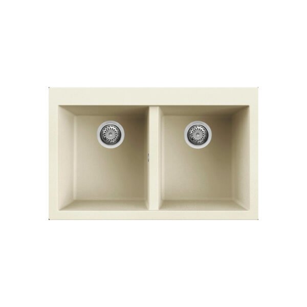Νεροχύτης κουζίνας QUADRA 350 Bianco Antico 62 ELLECI 79x50cm
